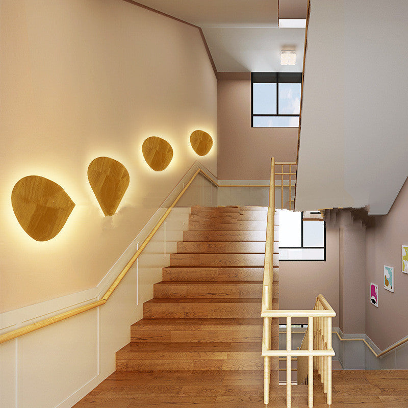 Minimalist Wooden Wall Lamp for Warm Ambient Decor