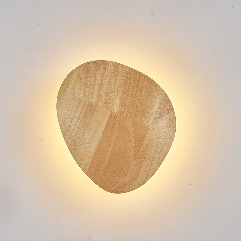 Minimalist Wooden Wall Lamp for Warm Ambient Decor