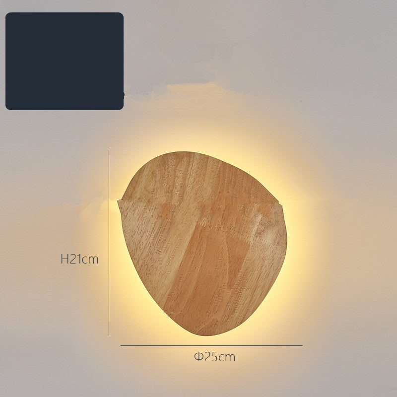 Minimalist Wooden Wall Lamp for Warm Ambient Decor