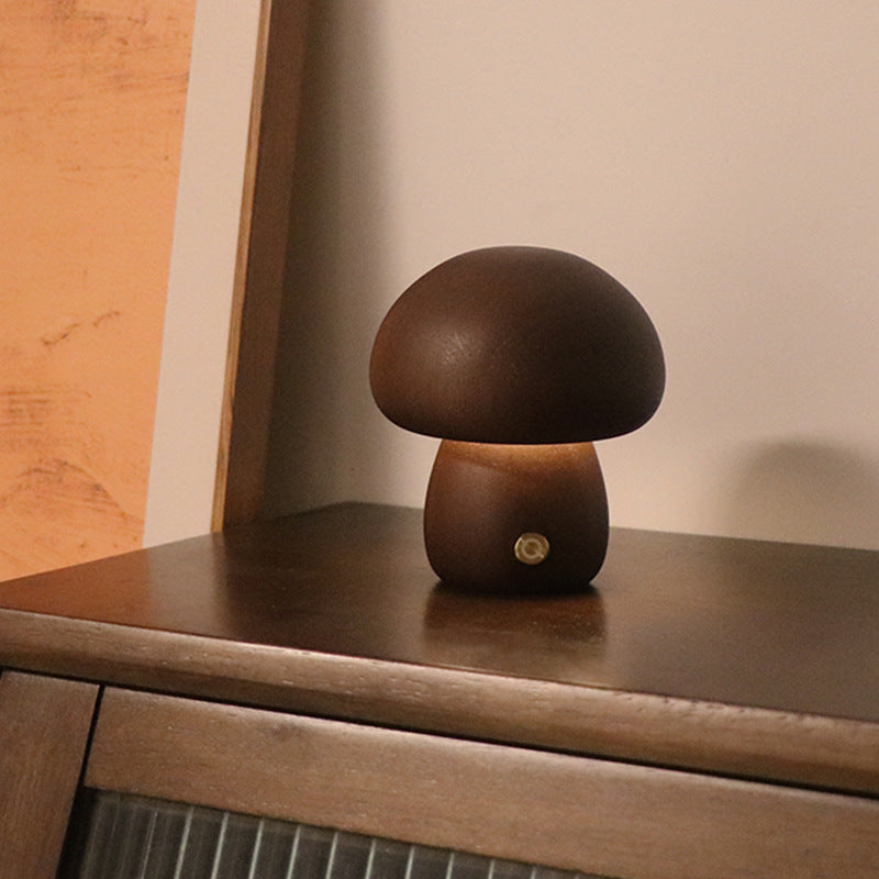 Nordic Mushroom LED Night Lamp for Cozy Bedroom Decor