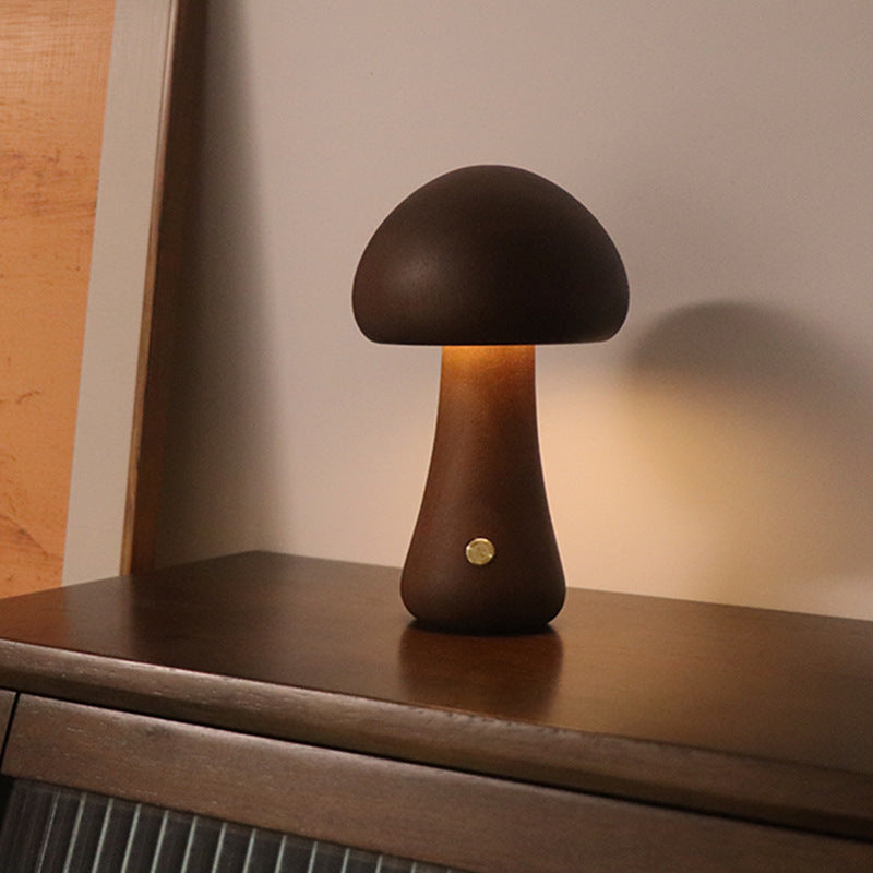 Nordic Mushroom LED Night Lamp for Cozy Bedroom Decor