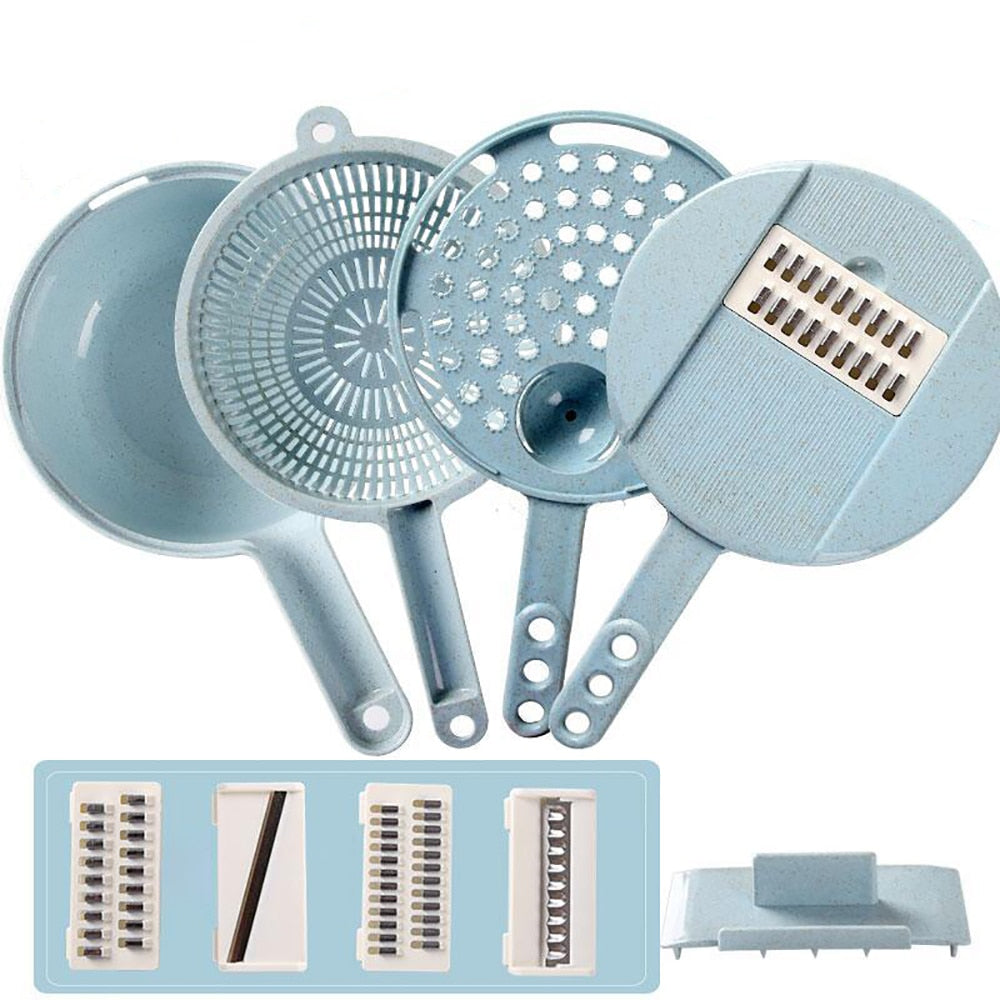 8-in-1 Multifunction Vegetable Slicer & Kitchen Food Cutter