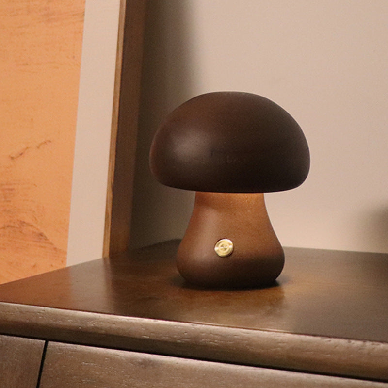 Nordic Mushroom LED Night Lamp for Cozy Bedroom Decor