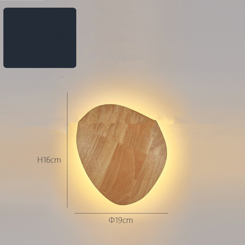 Minimalist Wooden Wall Lamp for Warm Ambient Decor