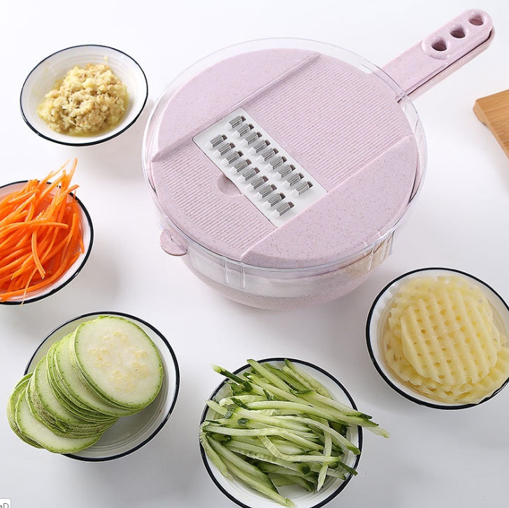 8-in-1 Multifunction Vegetable Slicer & Kitchen Food Cutter