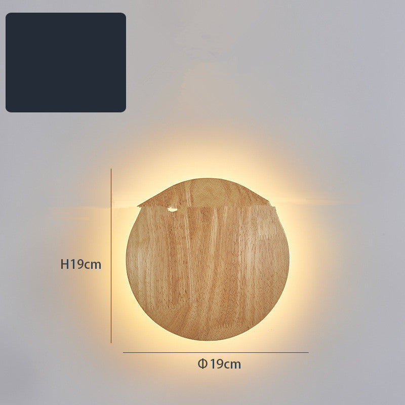 Minimalist Wooden Wall Lamp for Warm Ambient Decor