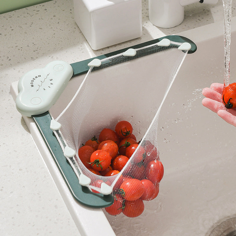 Triangle Sink Drain Rack for Kitchen Organization & Drainage