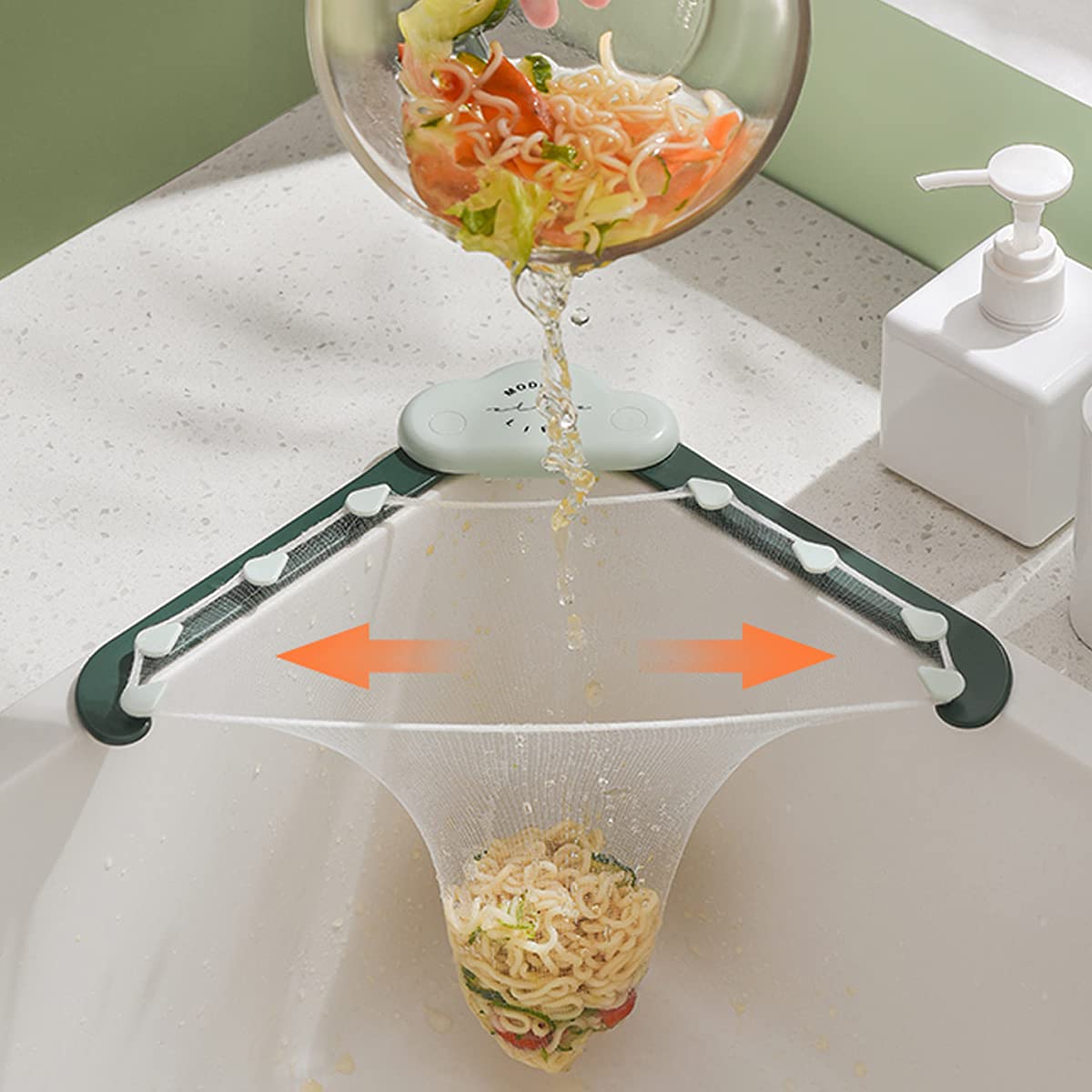 Triangle Sink Drain Rack for Kitchen Organization & Drainage