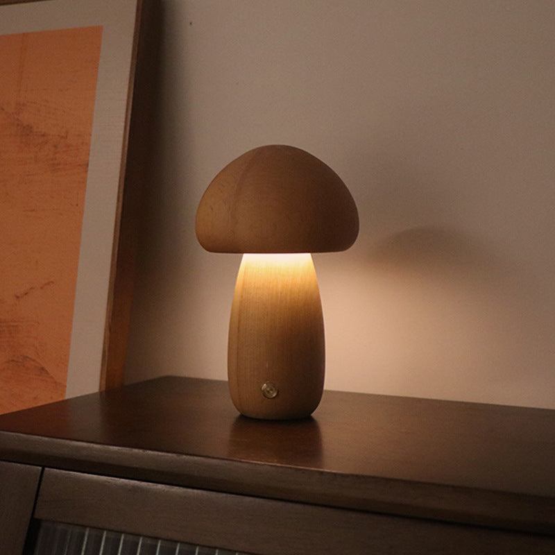 Nordic Mushroom LED Night Lamp for Cozy Bedroom Decor