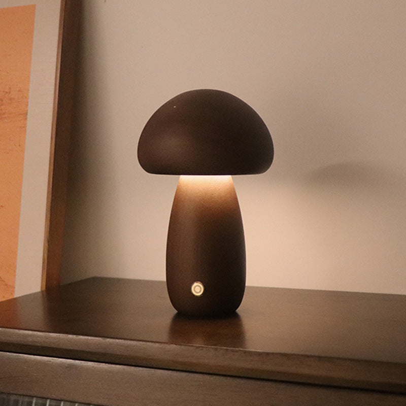 Nordic Mushroom LED Night Lamp for Cozy Bedroom Decor