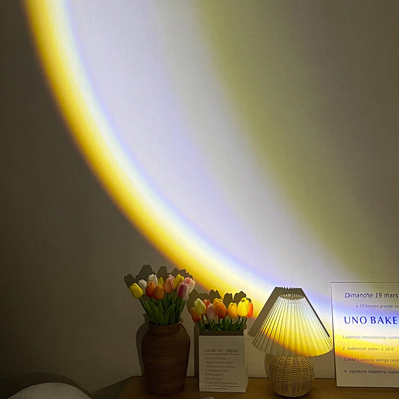 USB Moon Glow Lamp for Aesthetic Ambient Night Lighting